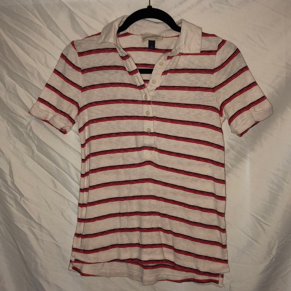 Striped polo
